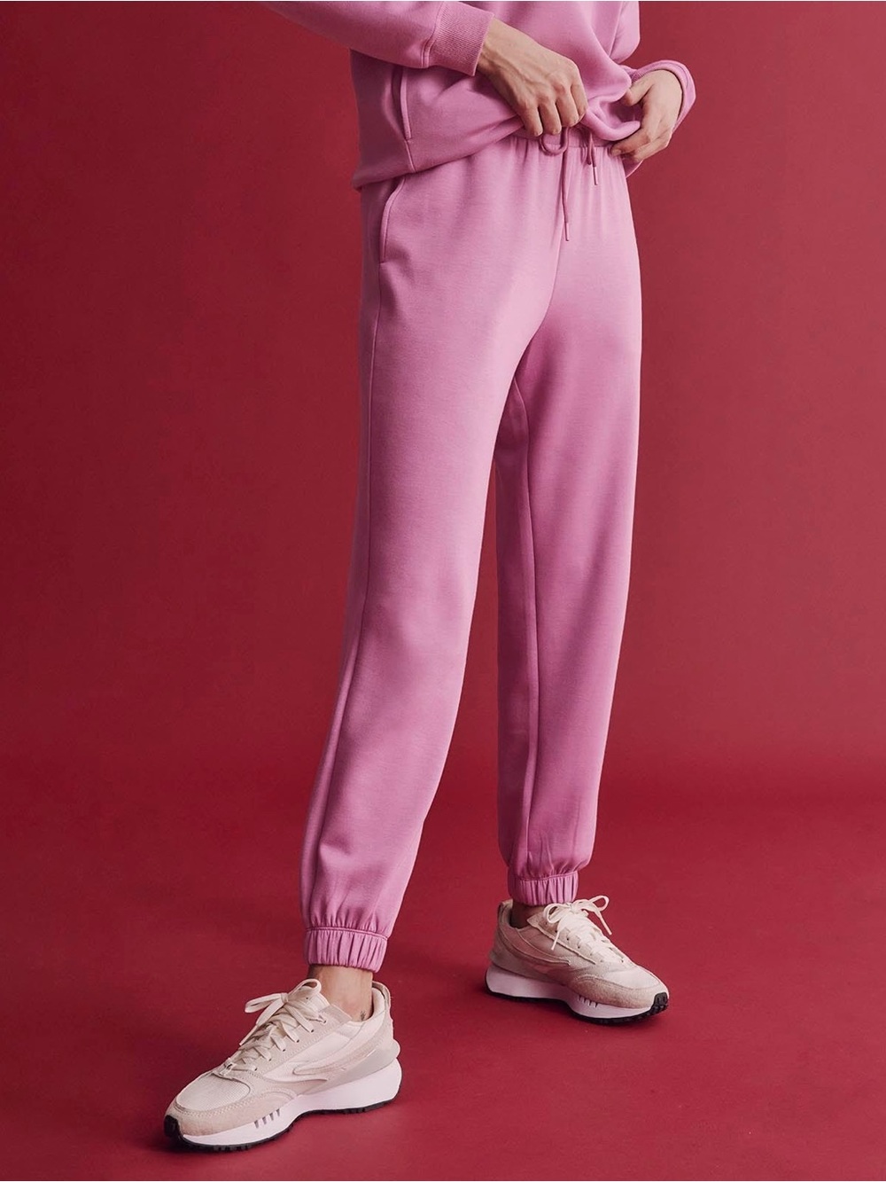 Splendid Supersoft Joggers and Quarter-Zip Lounge Set